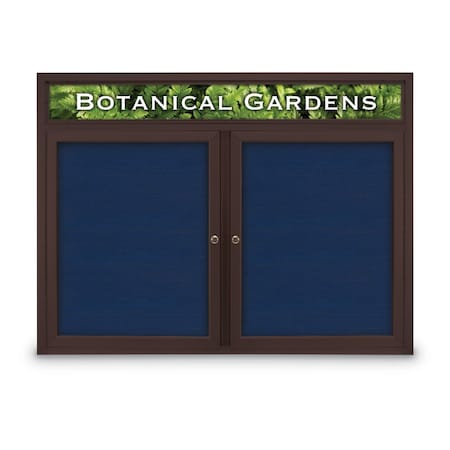 United Visual Products Open Faced Traditional Corkboard, 60x48" UV644A-SATIN-AMETHY